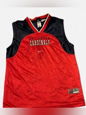 Nike Red and Black Team Mesh Jersey Patch